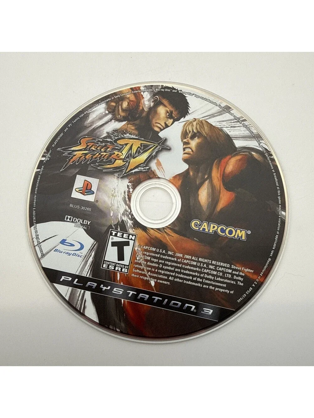 Street Fighter IV 4  PlayStation 3 PS3 - with Manual CIB TESTED - Free Shipping